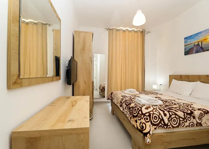 Santorini Residence, Drymades Dhermi Apartamento Gjilek